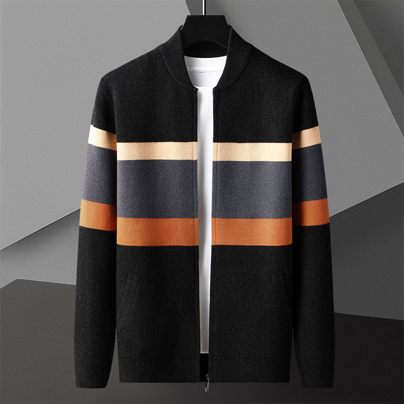 Mens Knitted Cardigan Sweater Jacket For Spring And Autumn Coats