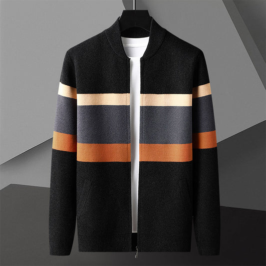 Mens Knitted Cardigan Sweater Jacket For Spring And Autumn Coats